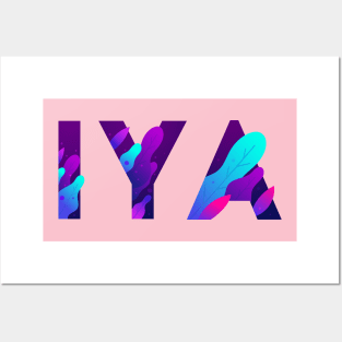 IYA LEAF COLORFUL Posters and Art